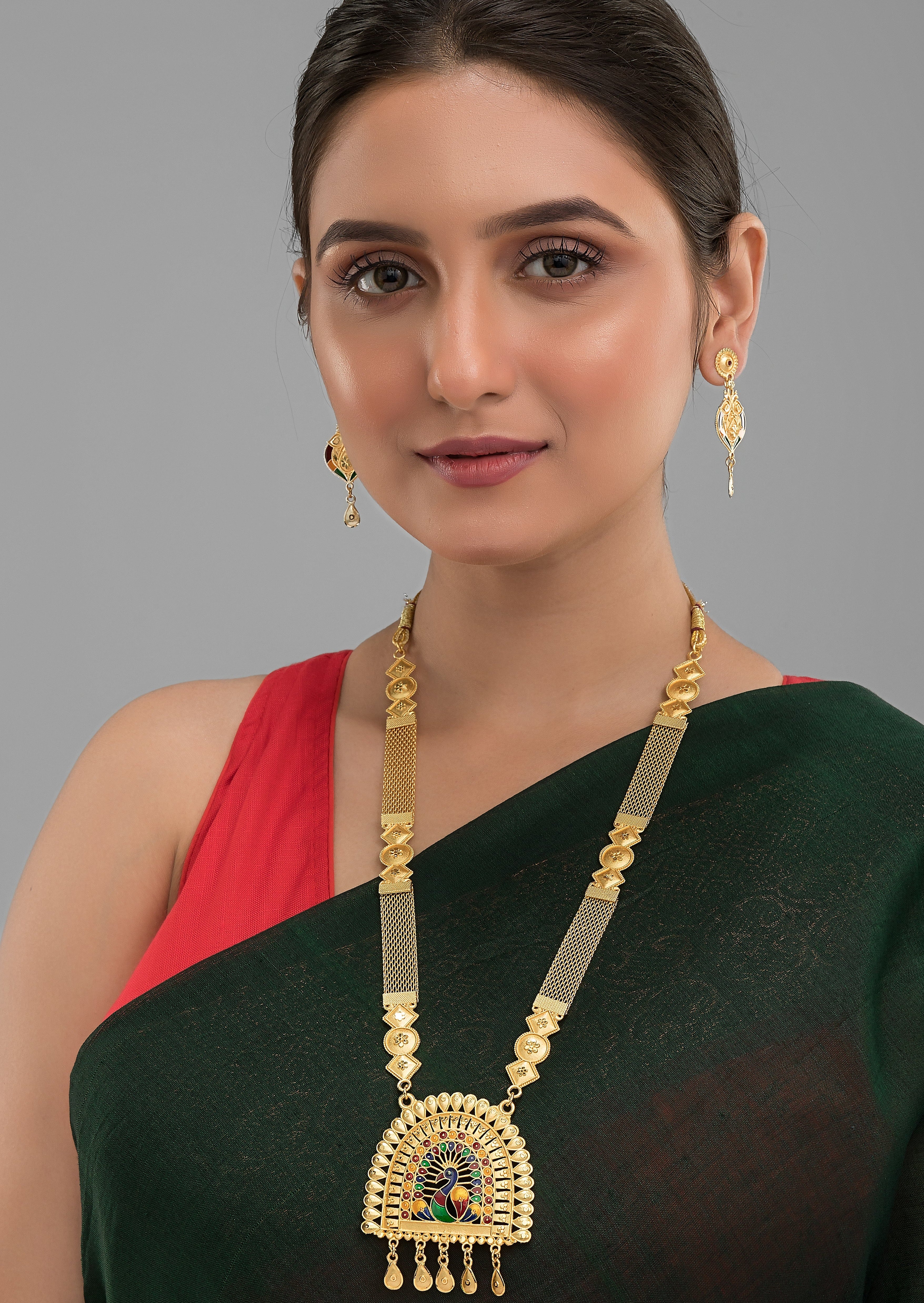 Mayilattam Gold Plated Sita Haar [ Long Chain]