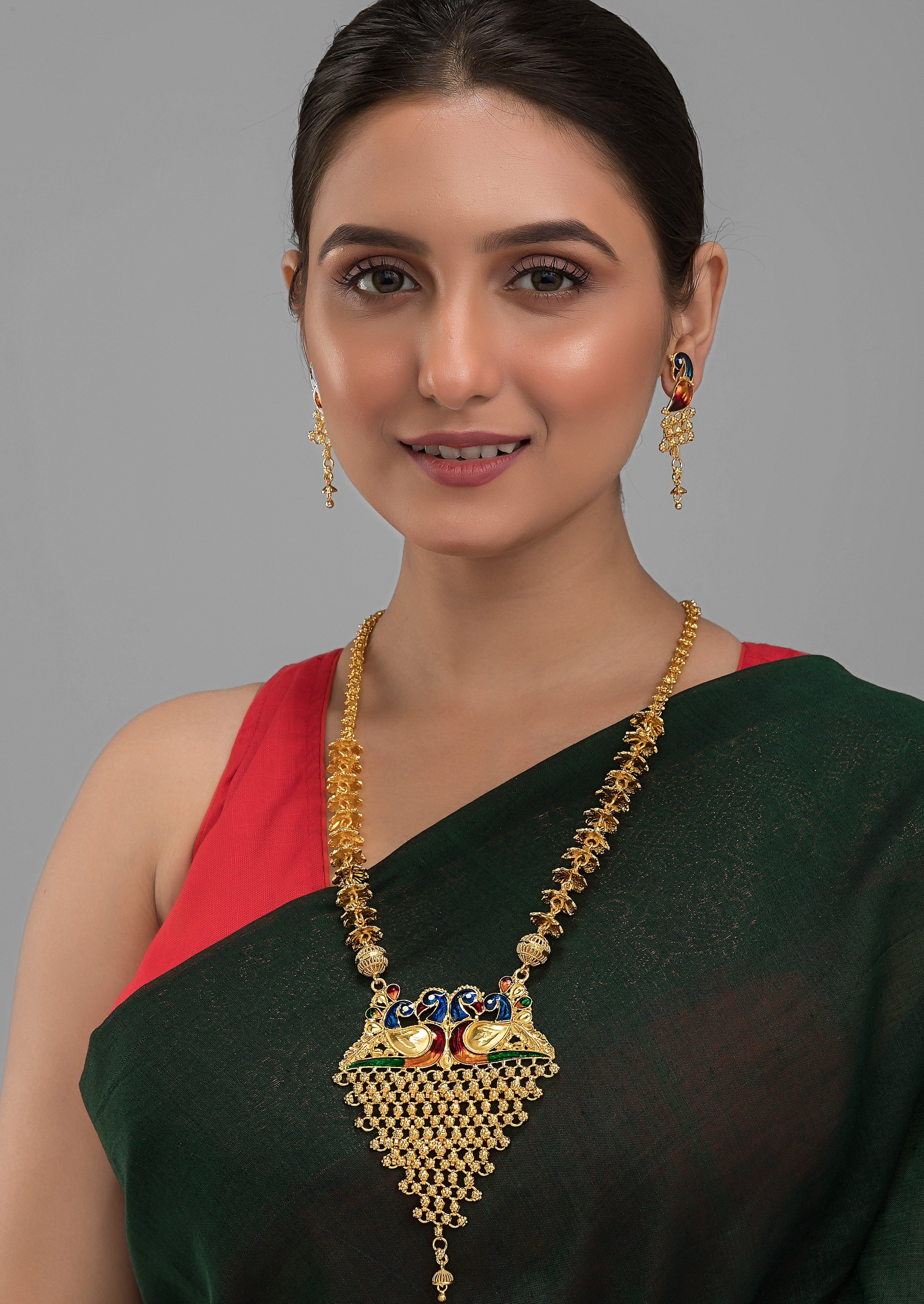 Big Day Things (Gold Plated Sita Har  Bridal Necklace set)