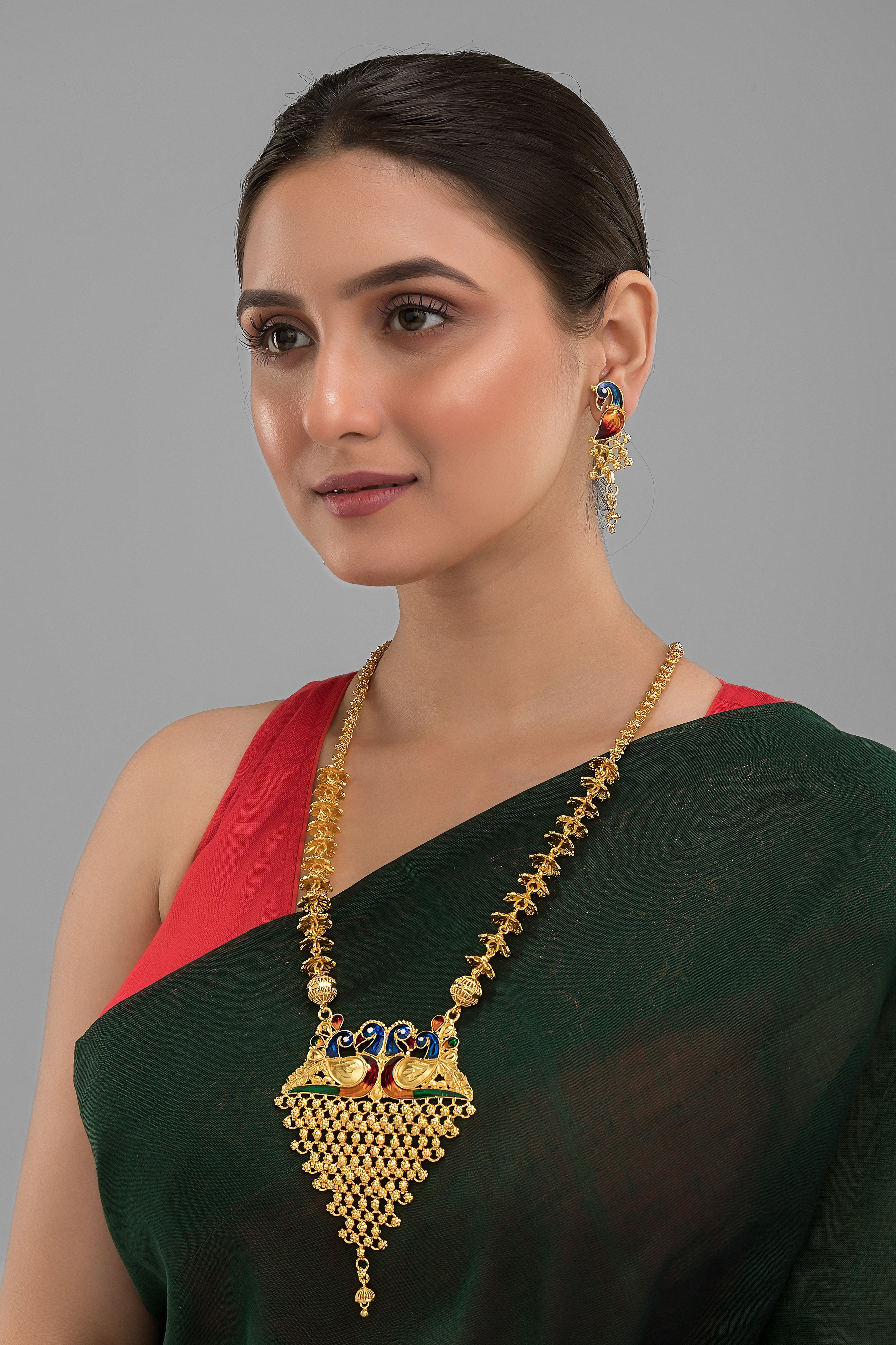 Big Day Things (Gold Plated Sita Har  Bridal Necklace set)