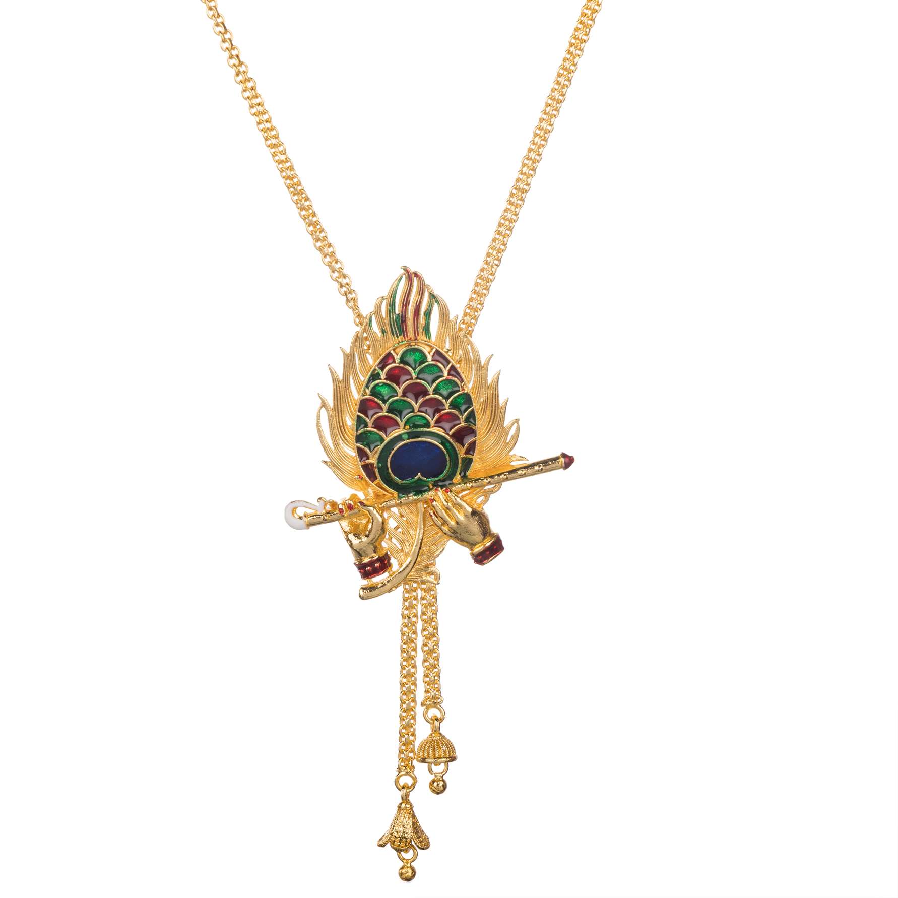 Bansuri  (Gold Plated Necklace Set)