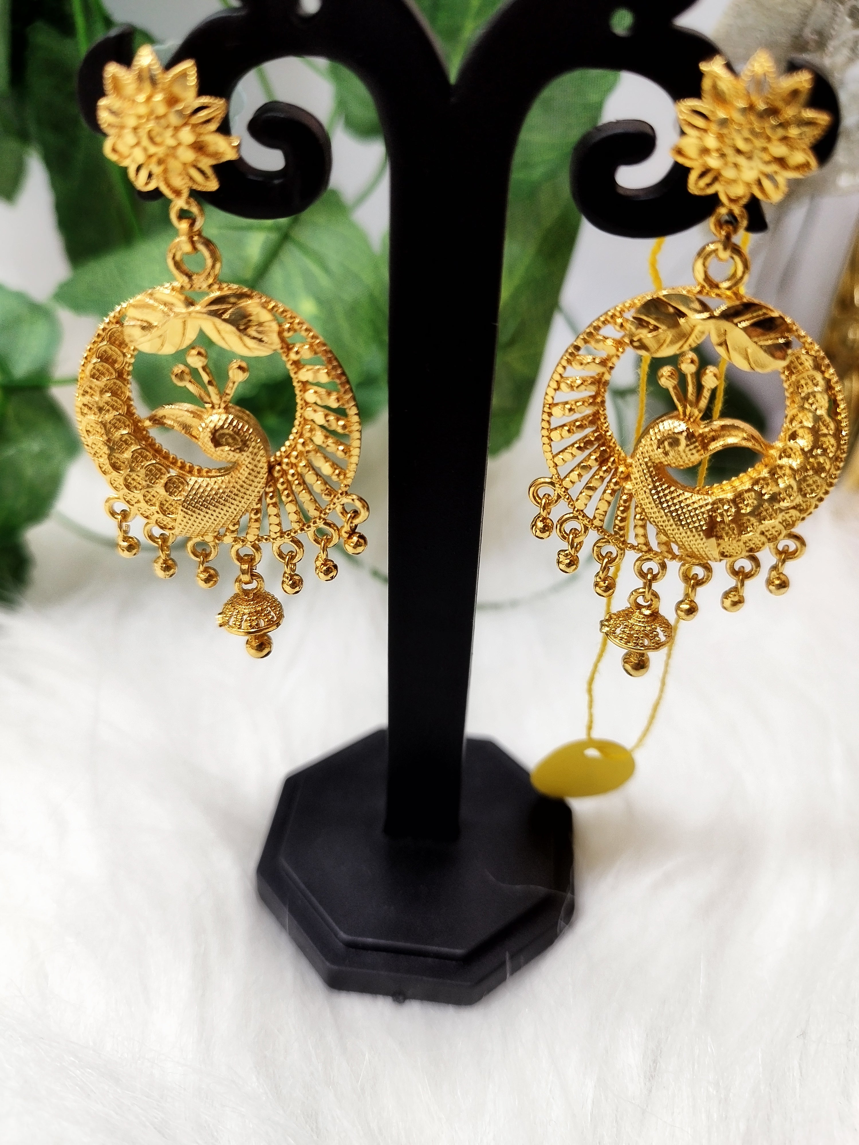 Jhumka Lovers- Gold Plated Earrings