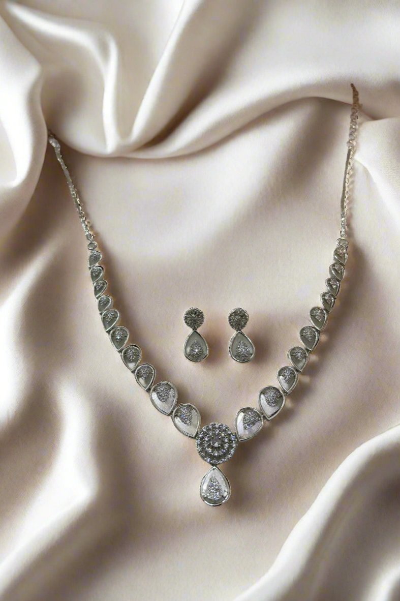 Perfect American Diamond Necklace Set