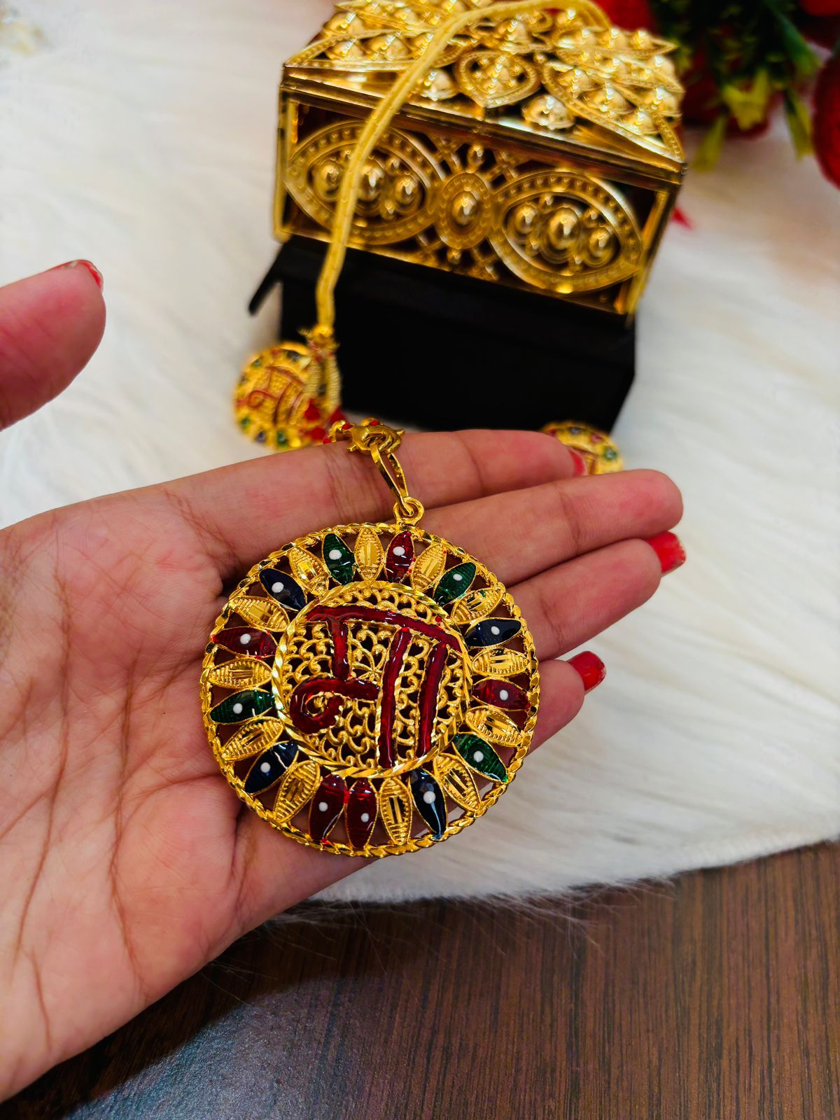 Maa (Gold Plated Necklace Set)