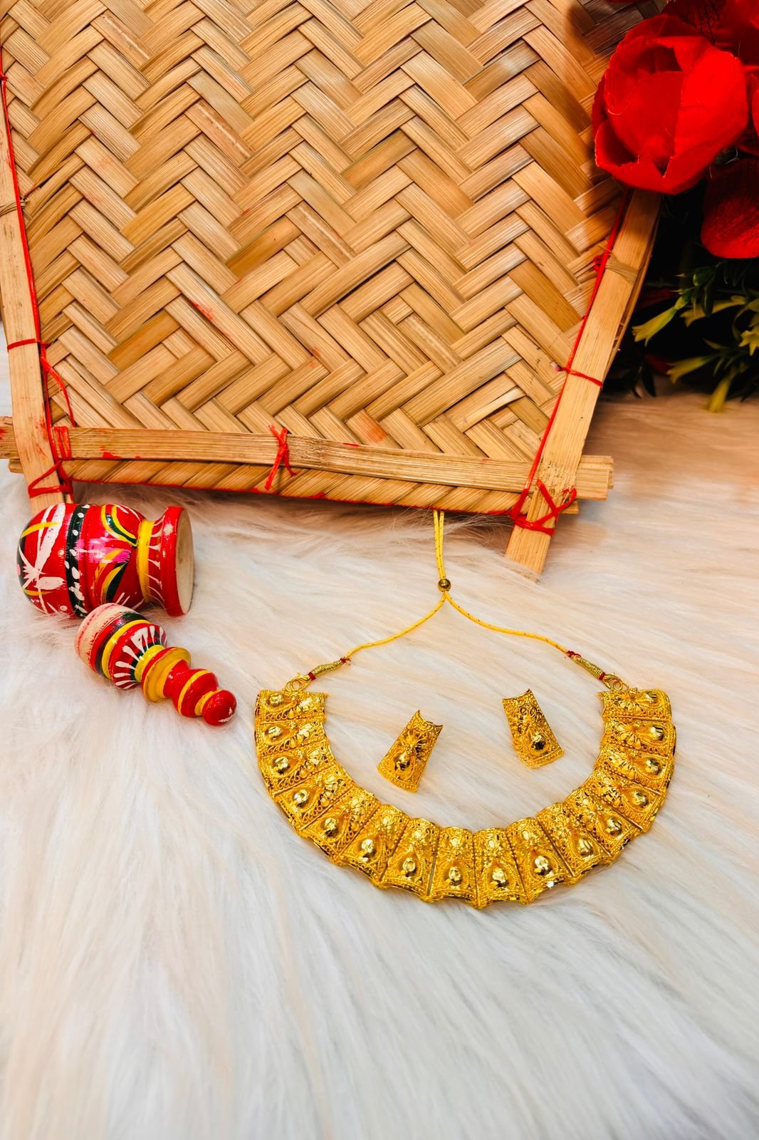 Golden Treasure- Gold Plated Necklace Set