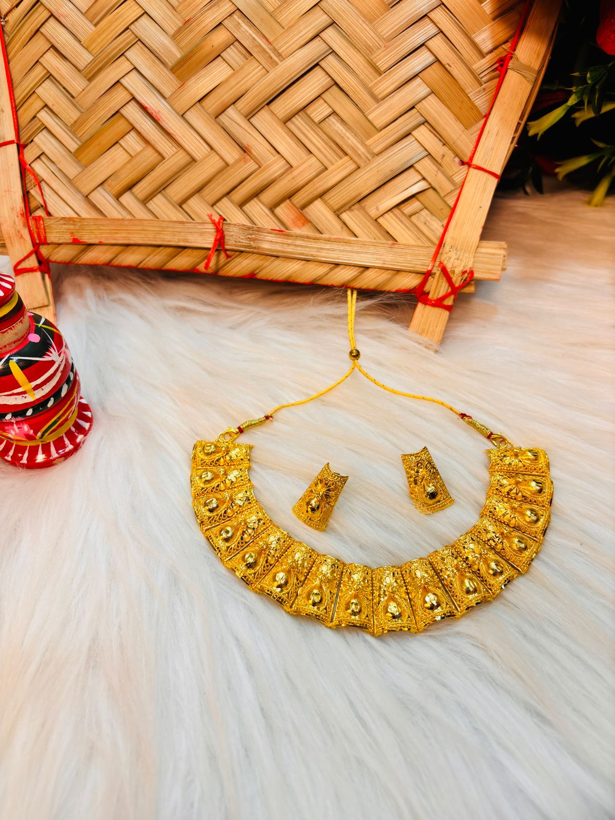 Golden Treasure- Gold Plated Necklace Set