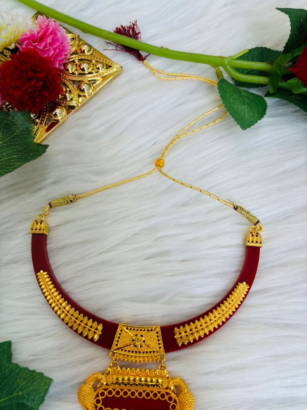 Navya- Gold Plated Necklace Set