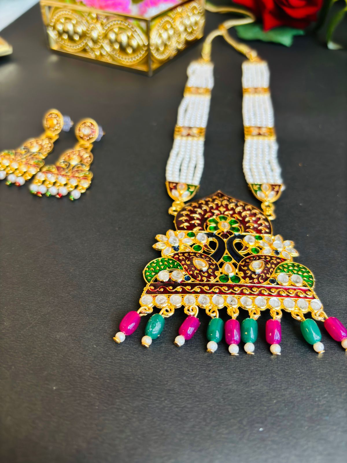 A Real Raani Look- Gold Plated Jewellery