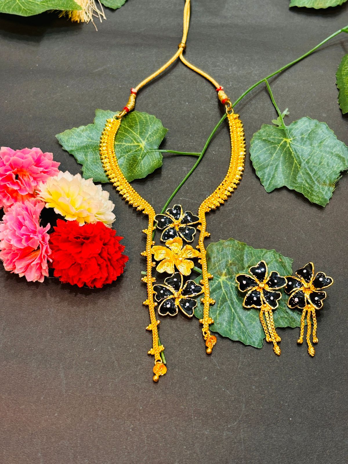 More Than Perfection -Gold Plated Necklace Set