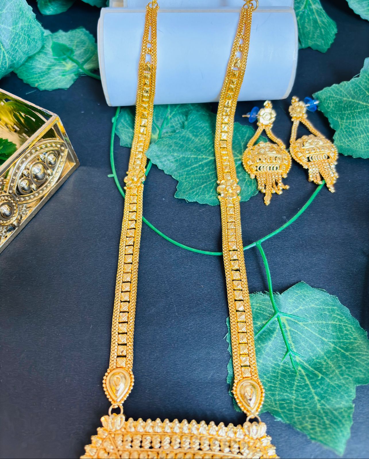 Anantaa Gold Plated Long Necklace Set