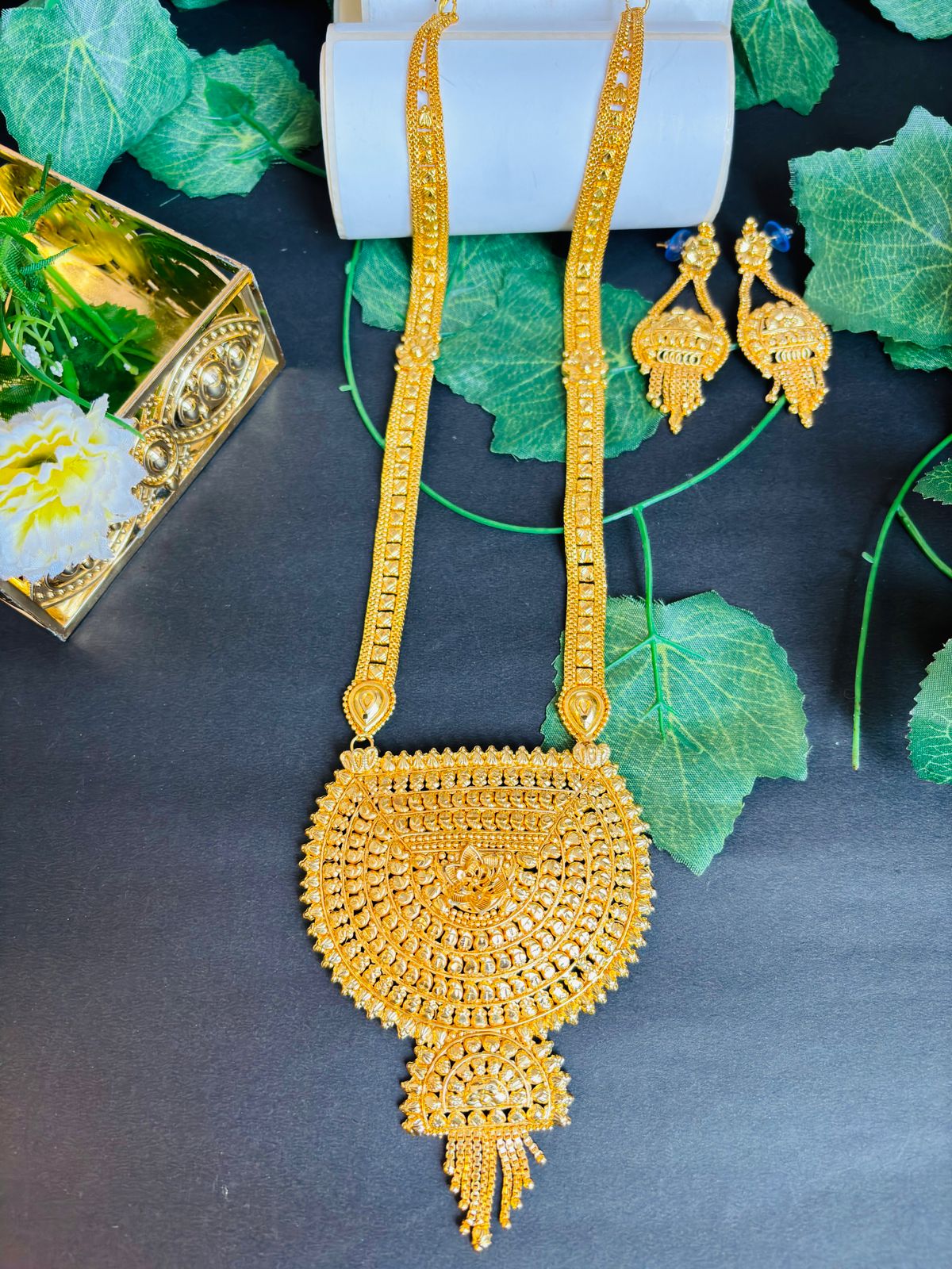 Anantaa Gold Plated Long Necklace Set