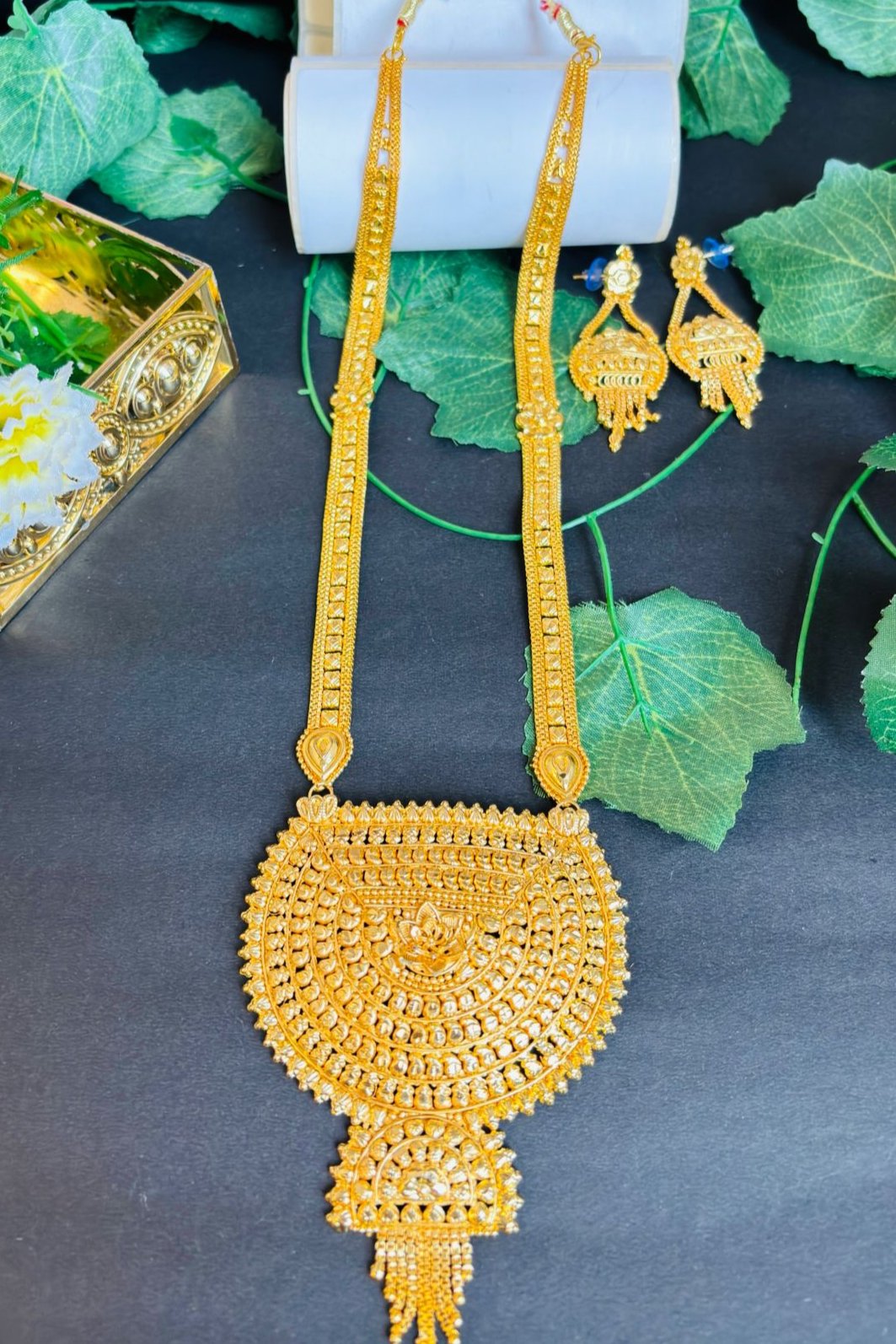 Anantaa Gold Plated Long Necklace Set