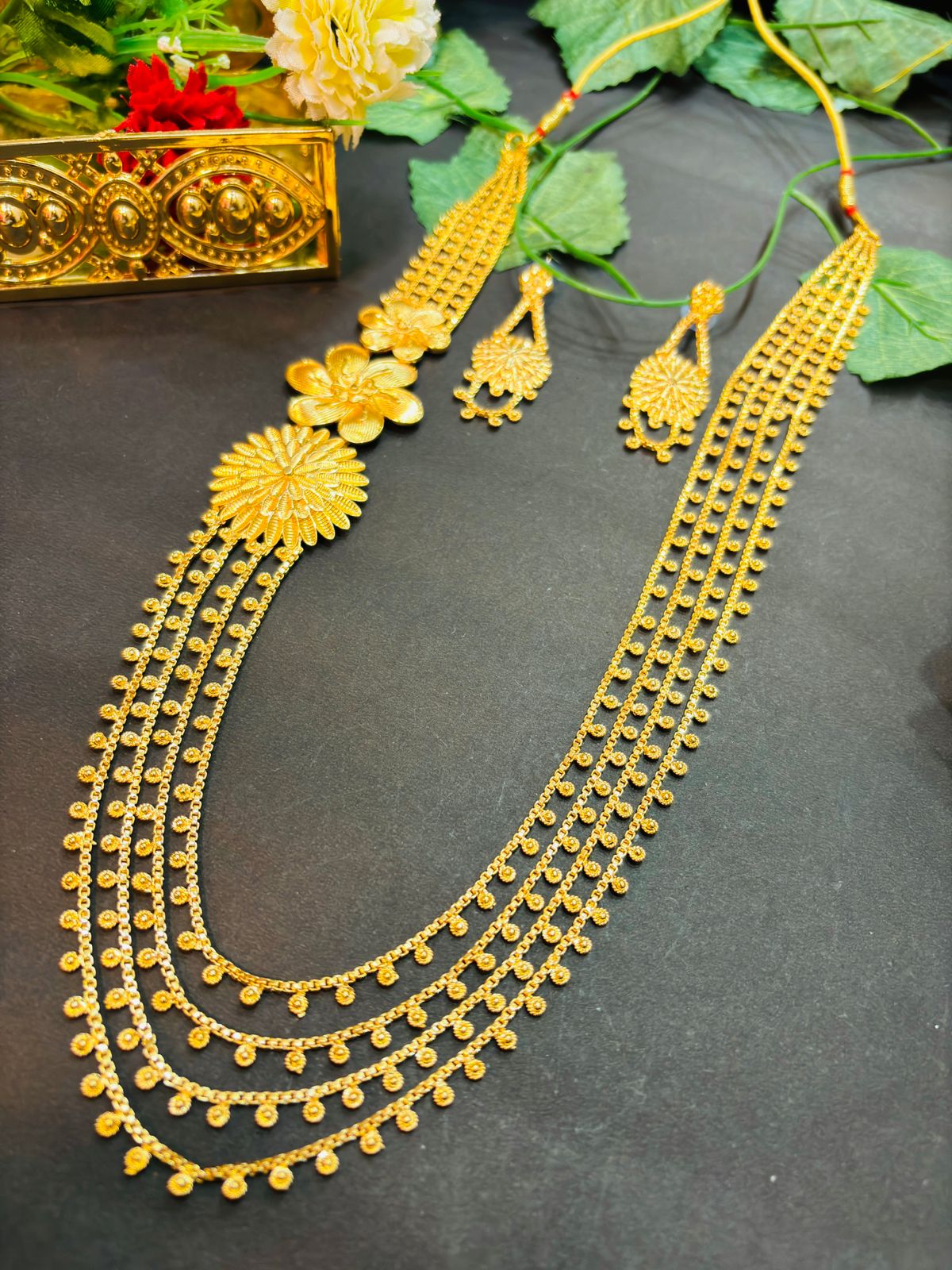 Hiranmayi Gold Plated Lahori Necklace Set