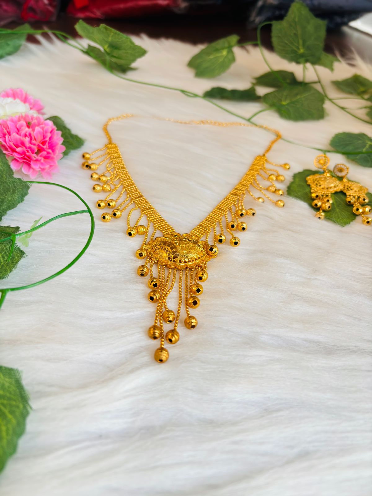 Shyamkumari Gold Plated Necklace Set