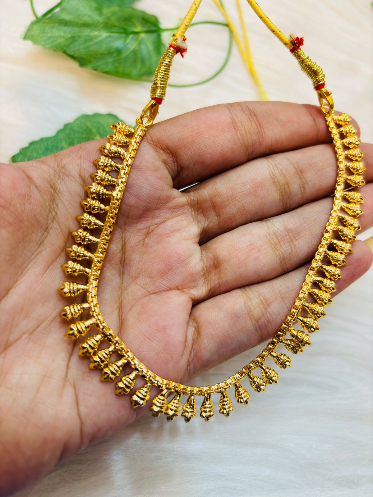 Pravasarakshika Gold Plated Necklace Set