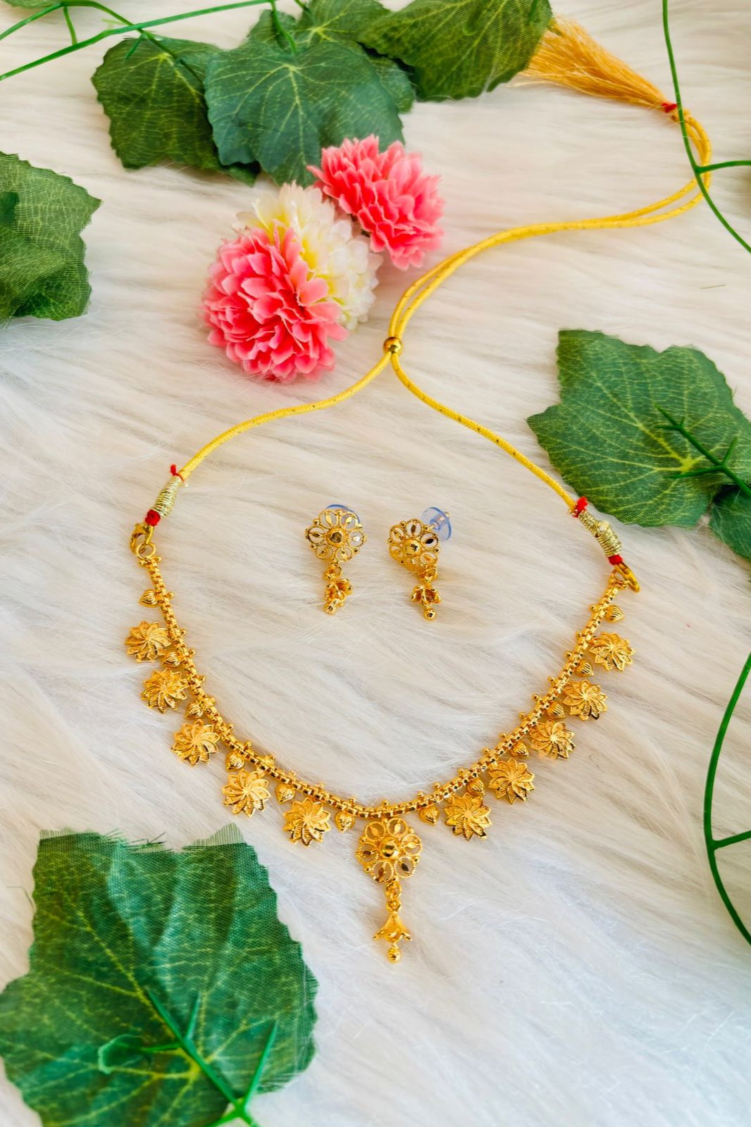 Golden Touch- Gold Plated Necklace Set