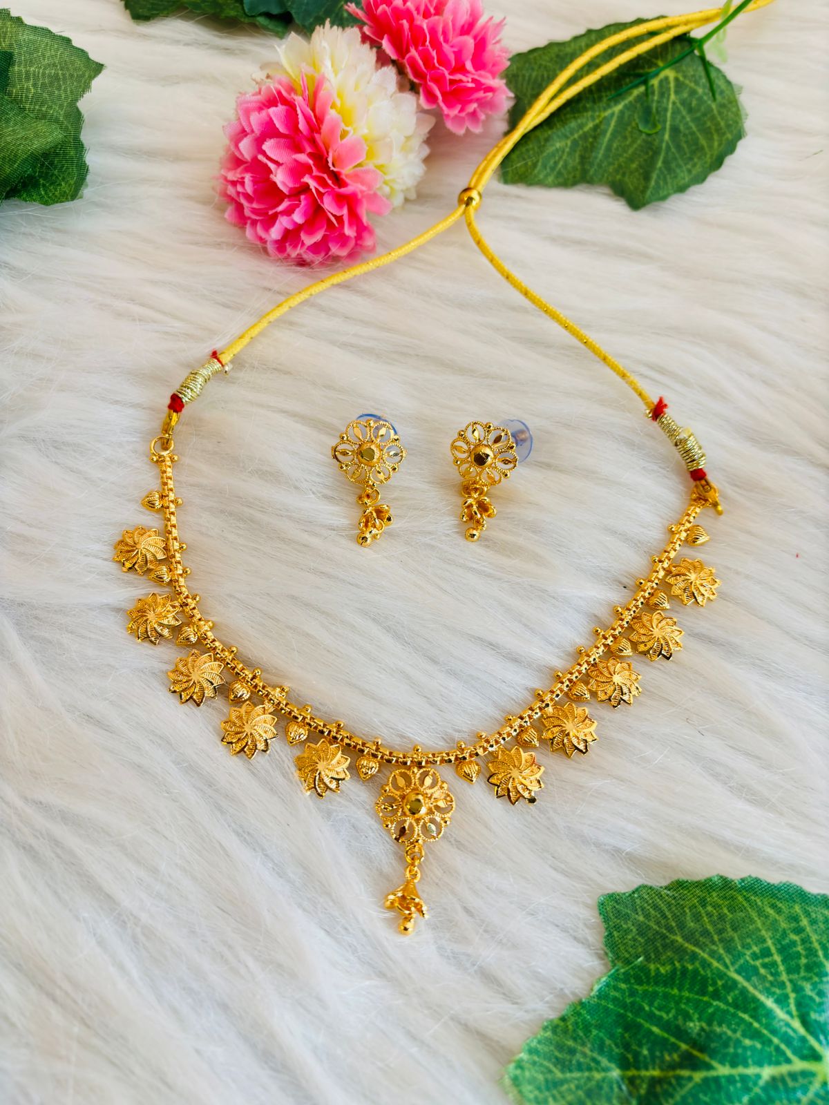 Golden Touch- Gold Plated Necklace Set