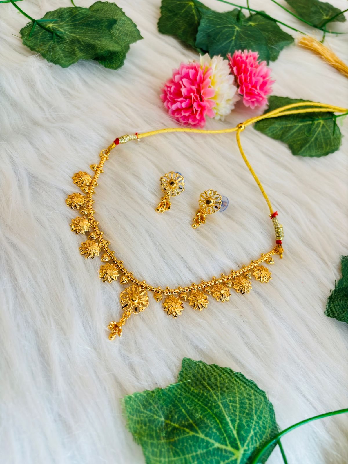 Golden Touch- Gold Plated Necklace Set