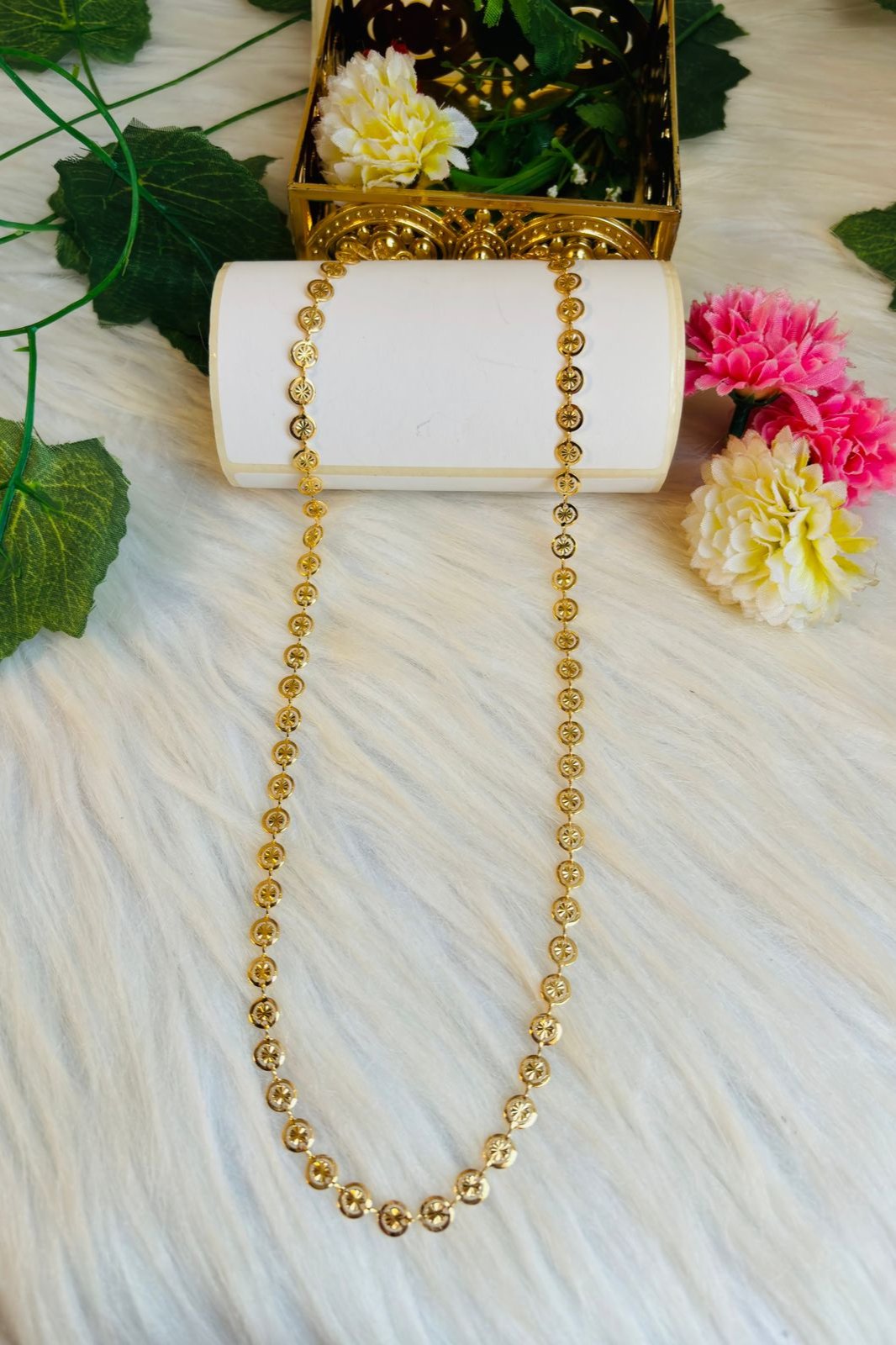 Simple Look-Gold Plated Chain