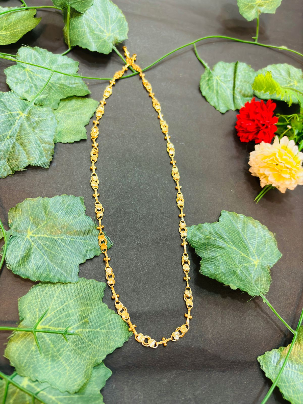 Experience The Luxury - Golden Plated Chain