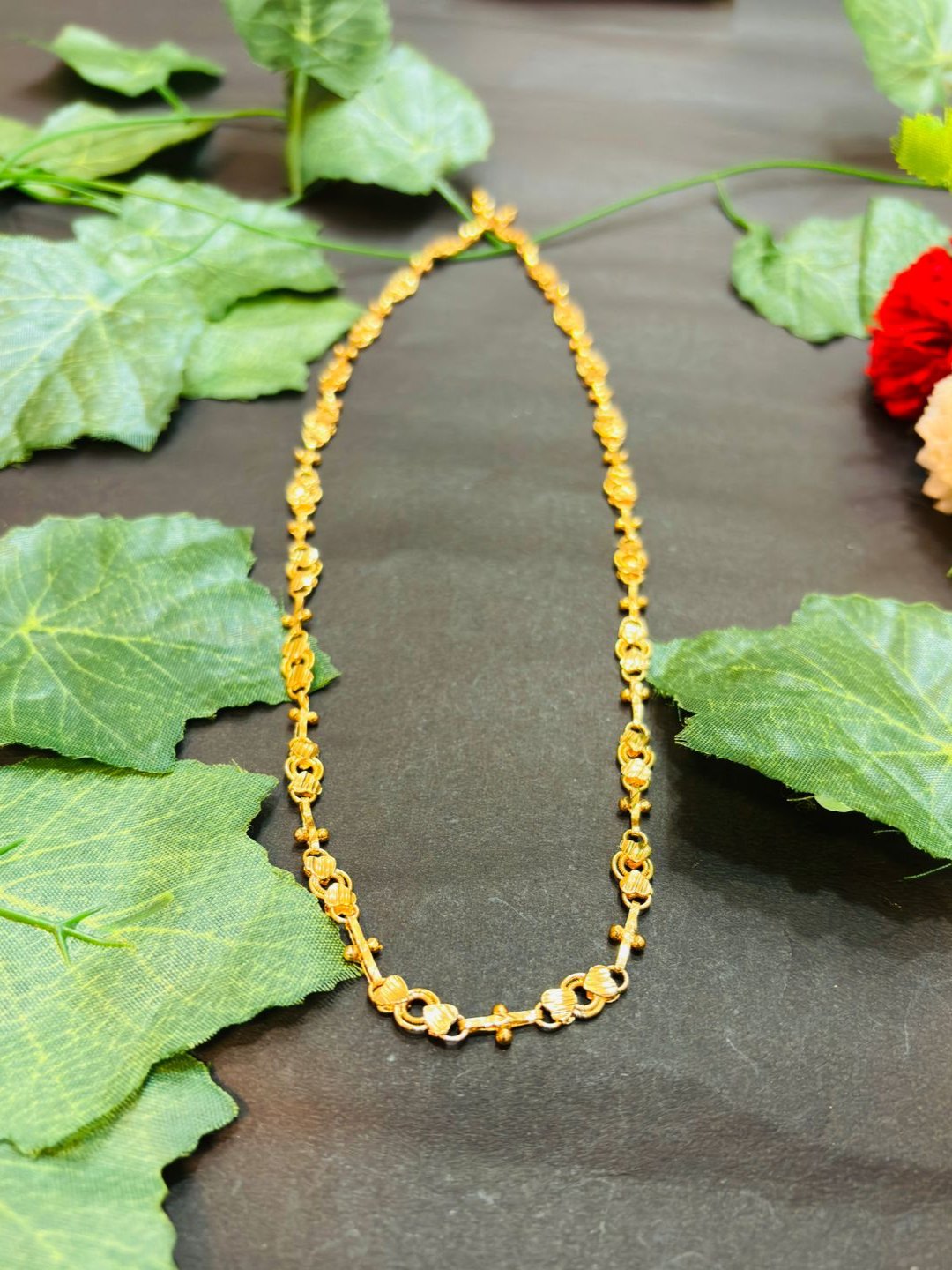 Experience The Luxury - Golden Plated Chain