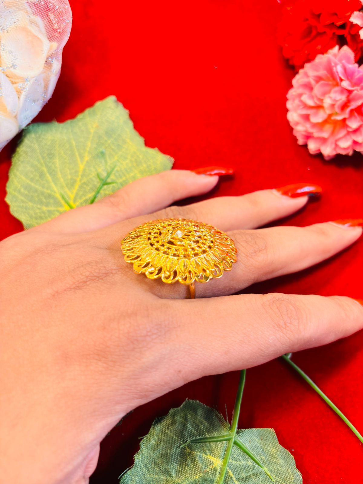 The Old Peacock - Gold Plated Ring