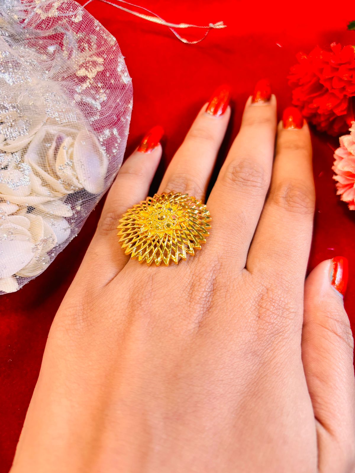 The Bellus- Gold Plated Ring