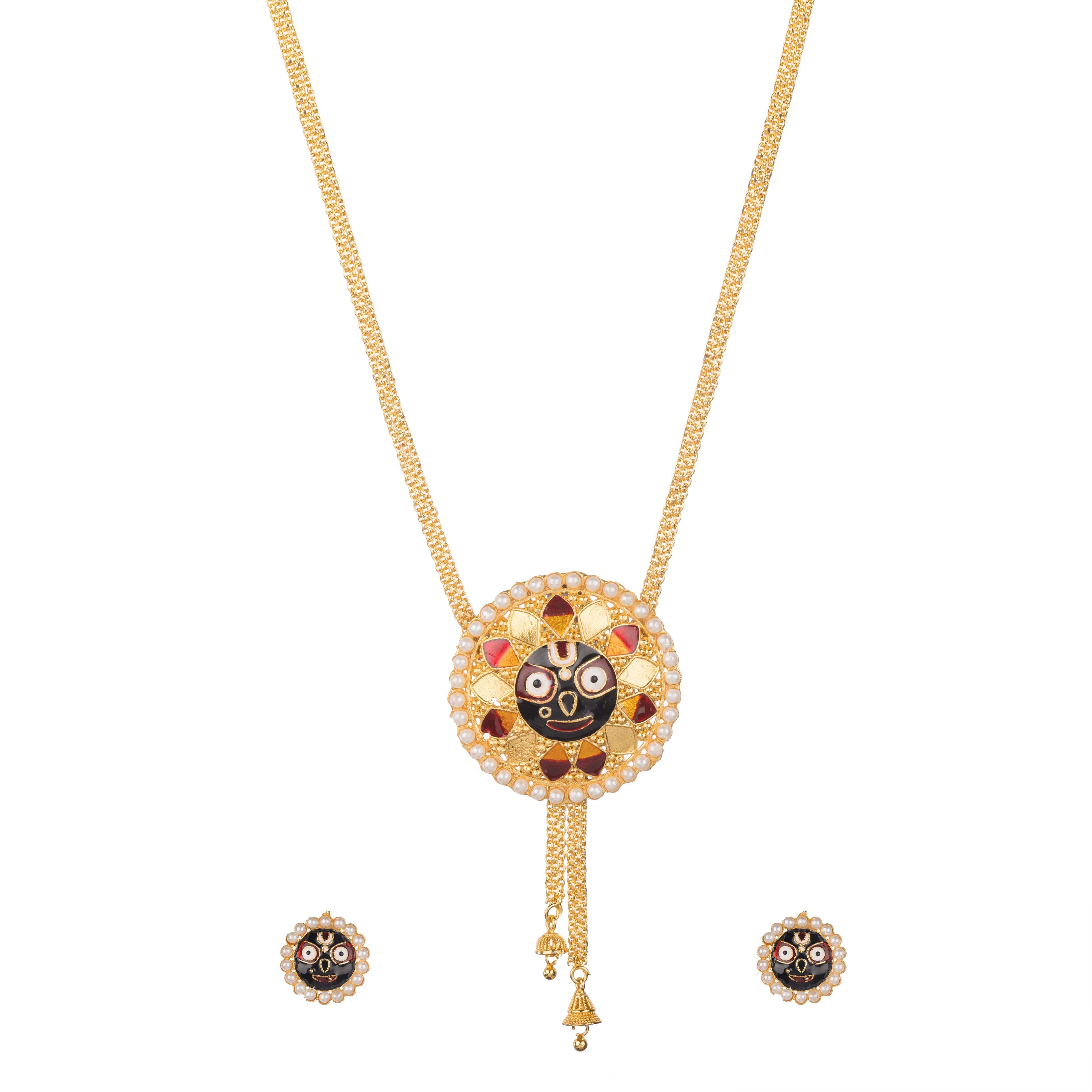 Present-Day (Gold Plated Prabhu Jagannath Tie Chain Set)