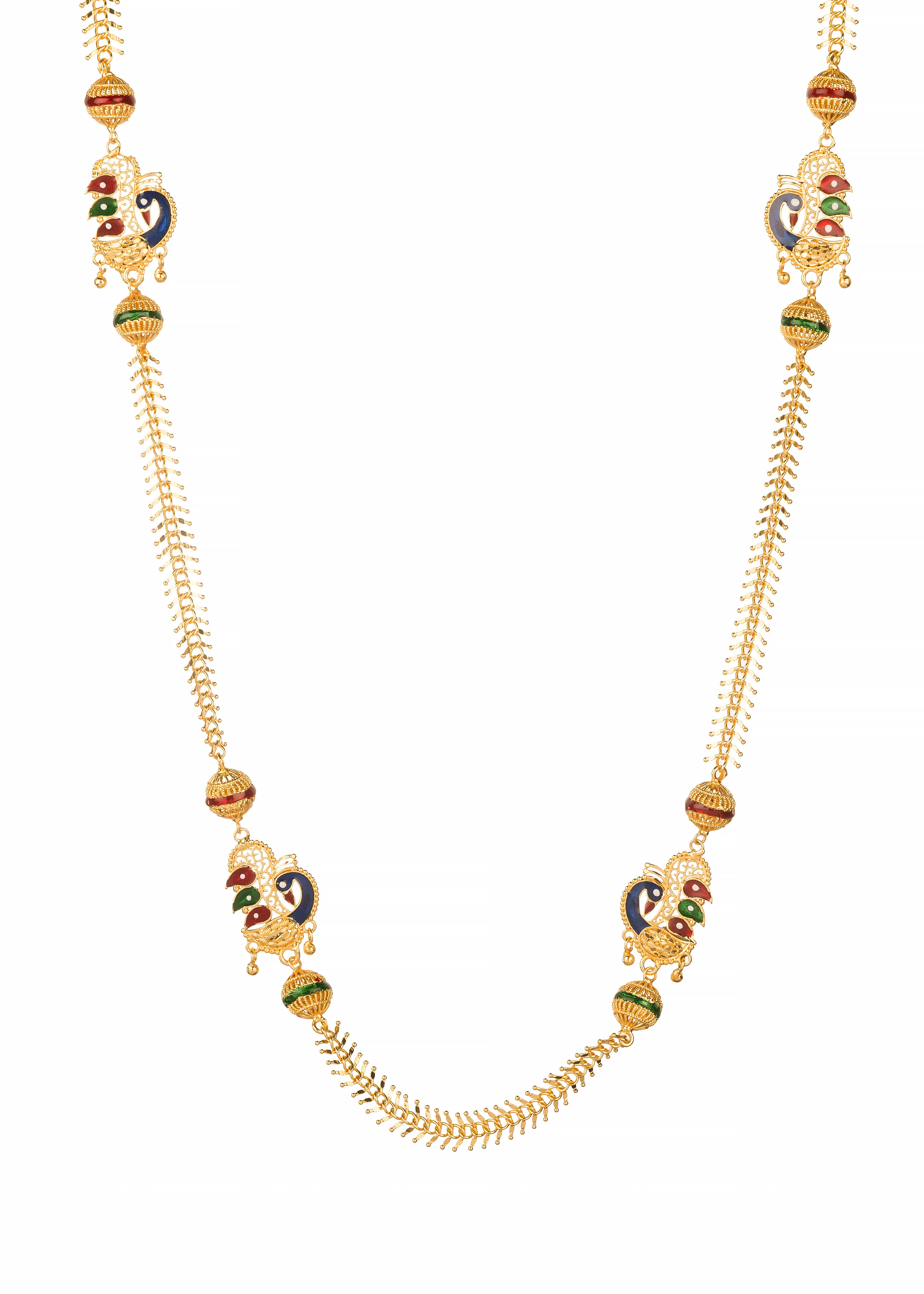 Kanak- The Gold One [ Macher Kanta with Minakari Gold Plated Long Chain]