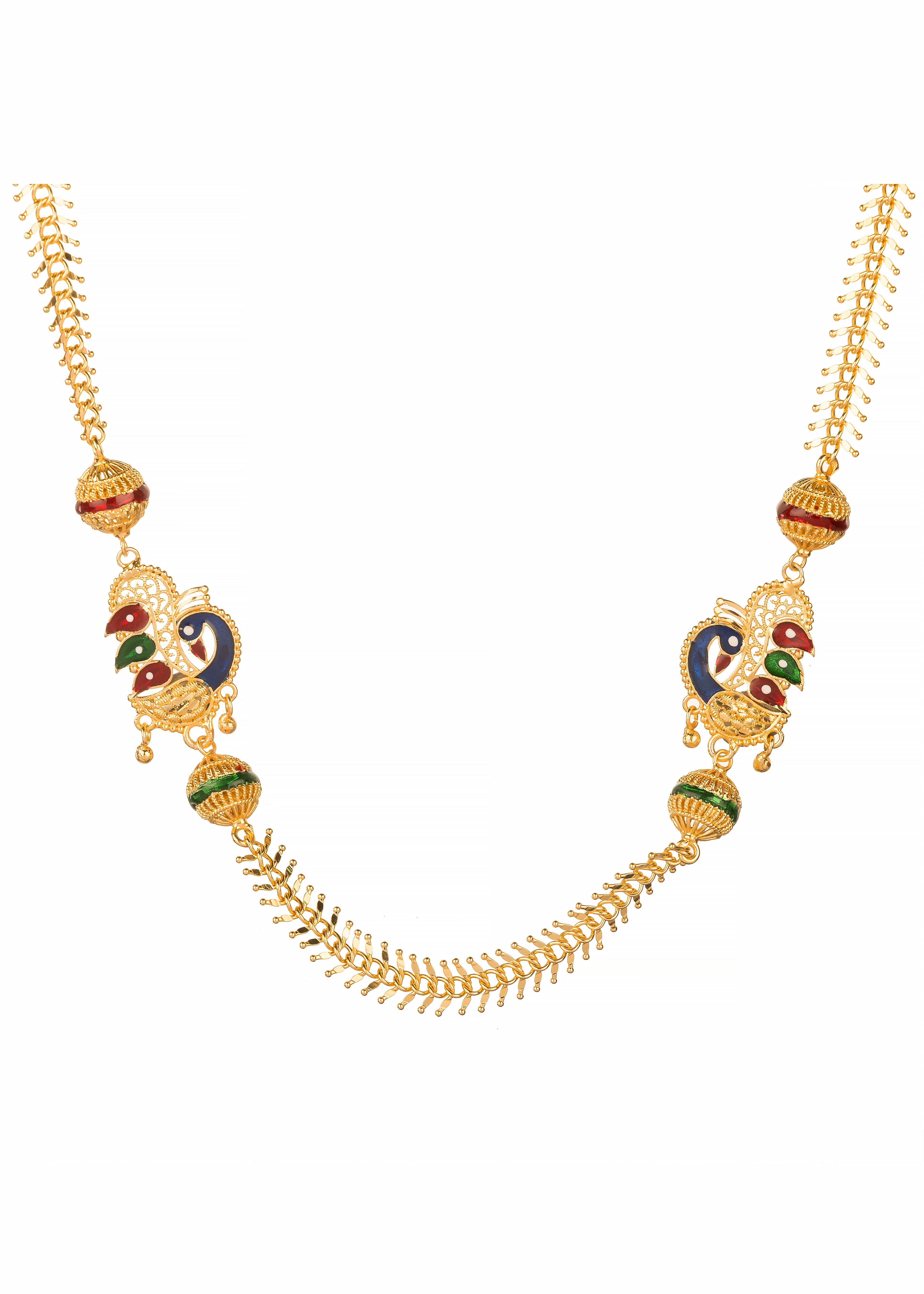 Kanak- The Gold One [ Macher Kanta with Minakari Gold Plated Long Chain]