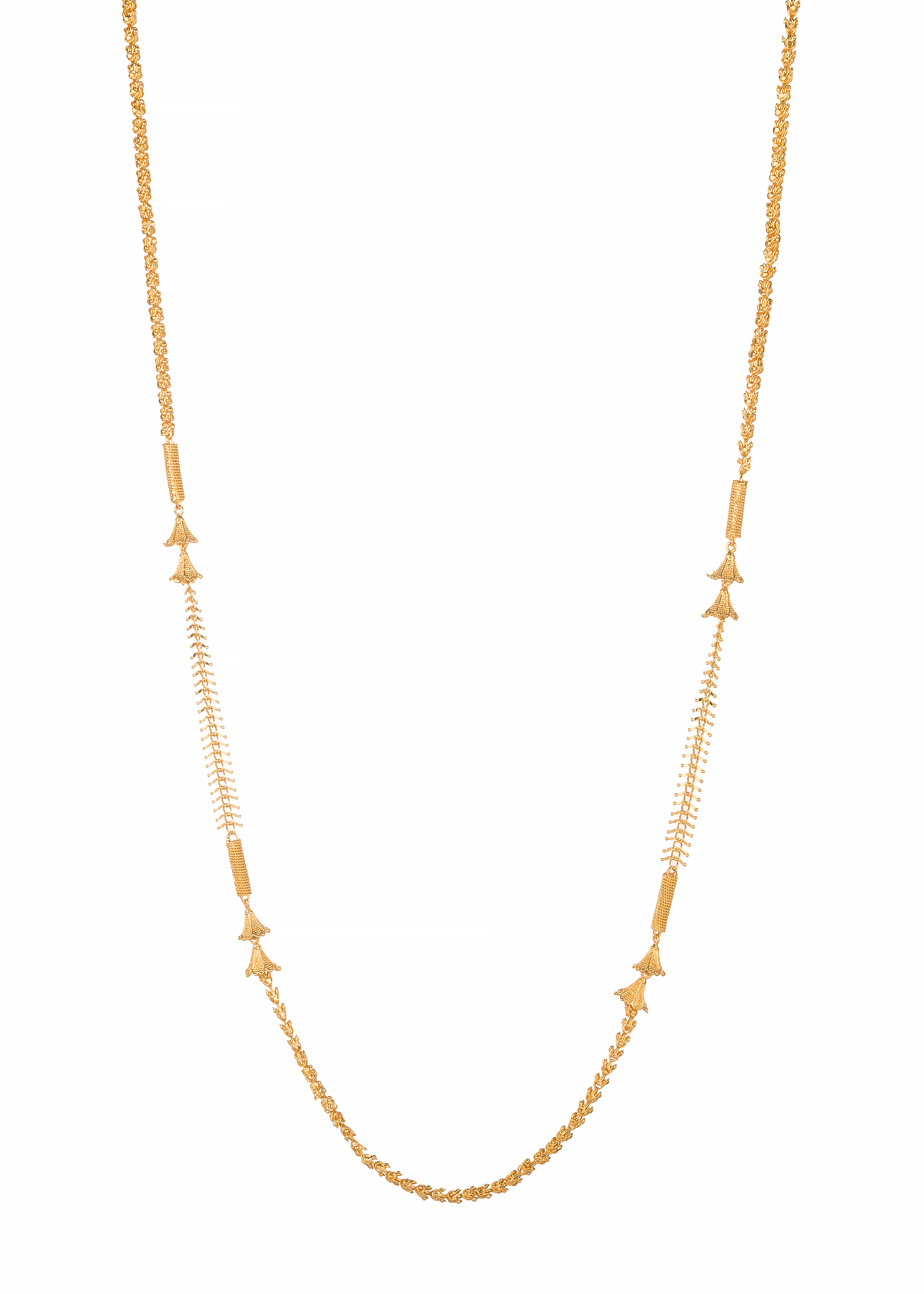 Triveni- The Three Source [Macher Kanta Gold Plated Long Chain]