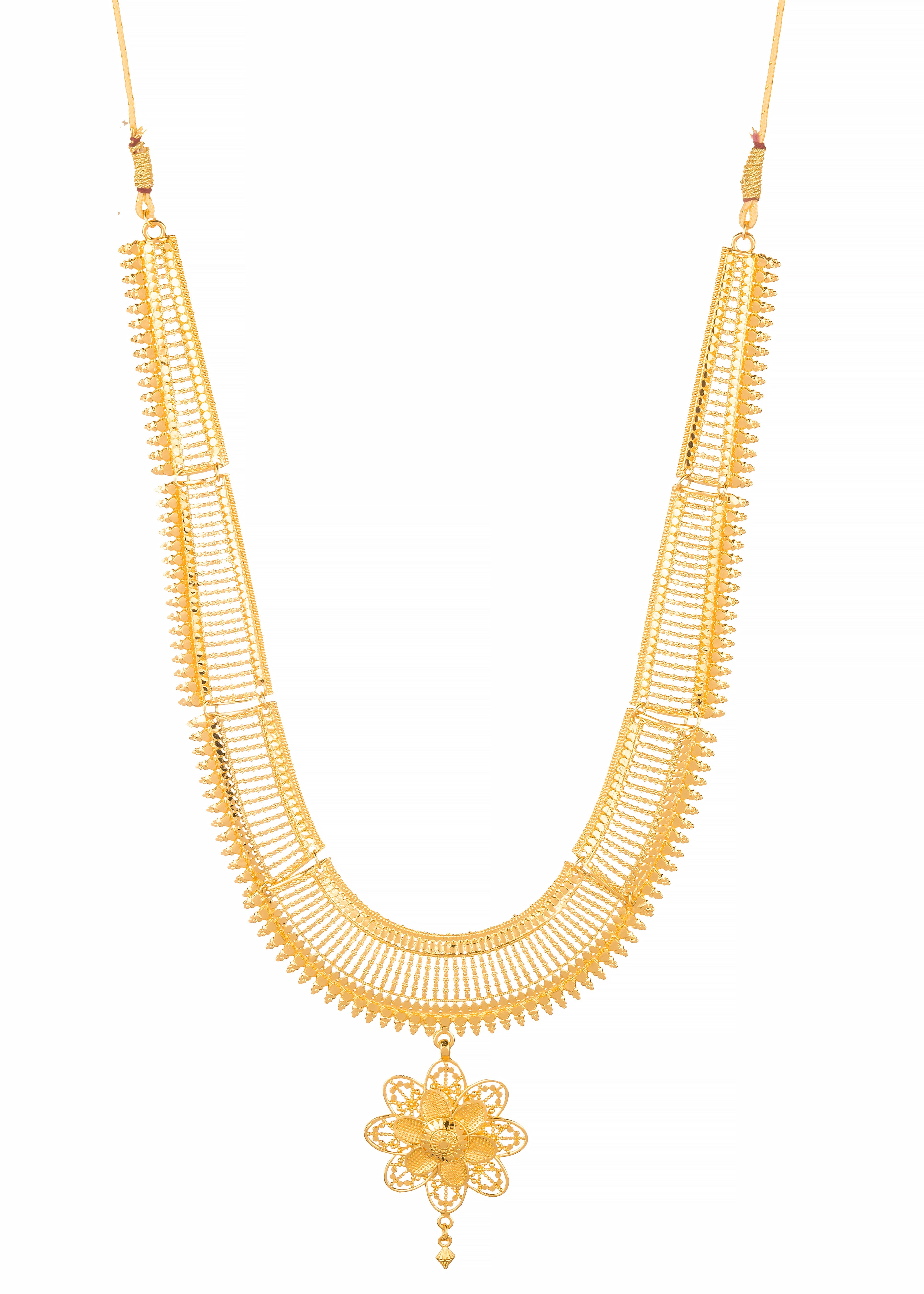 Kanakanjali Special Gold Plated Long Necklace