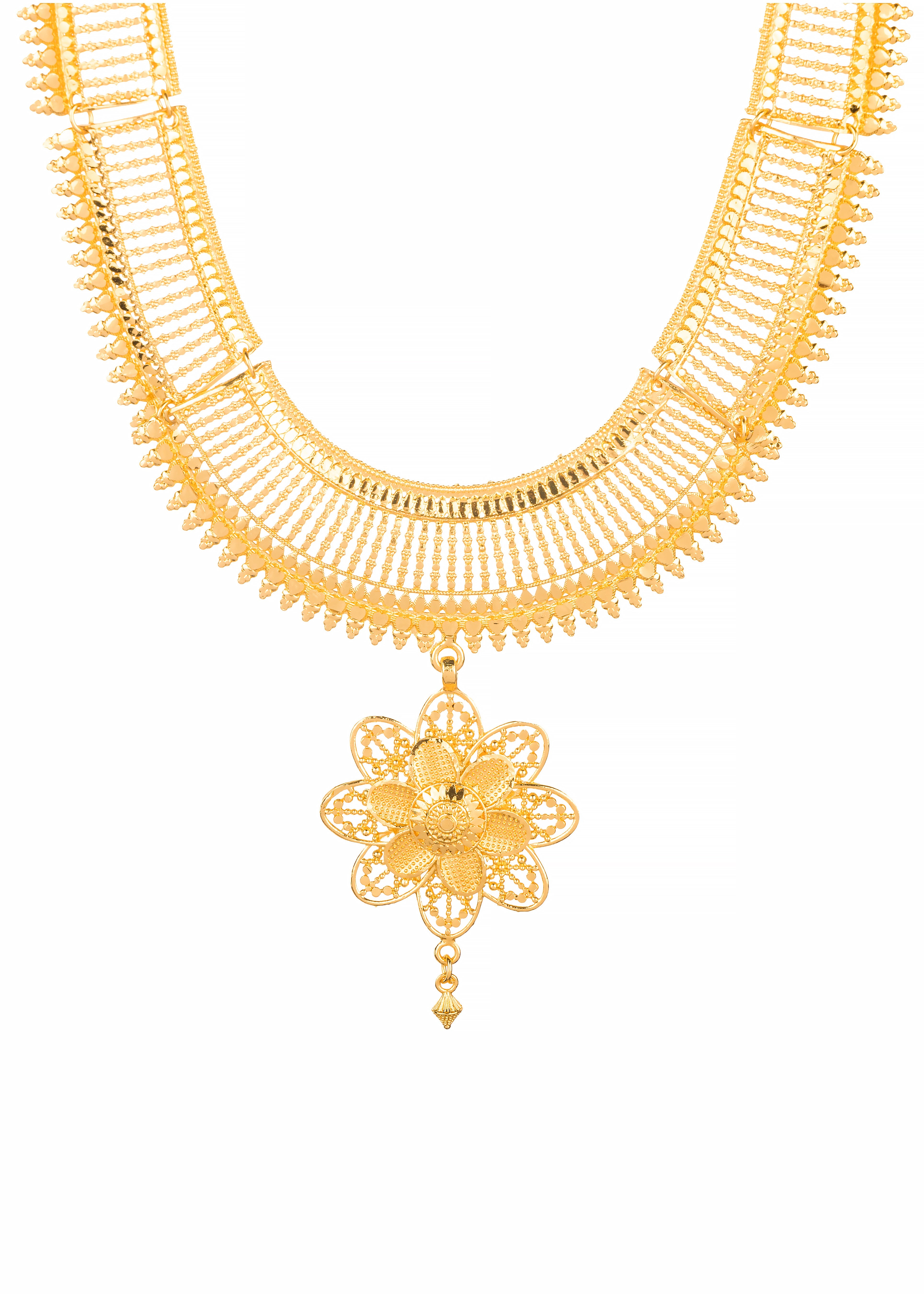 Kanakanjali Special Gold Plated Long Necklace