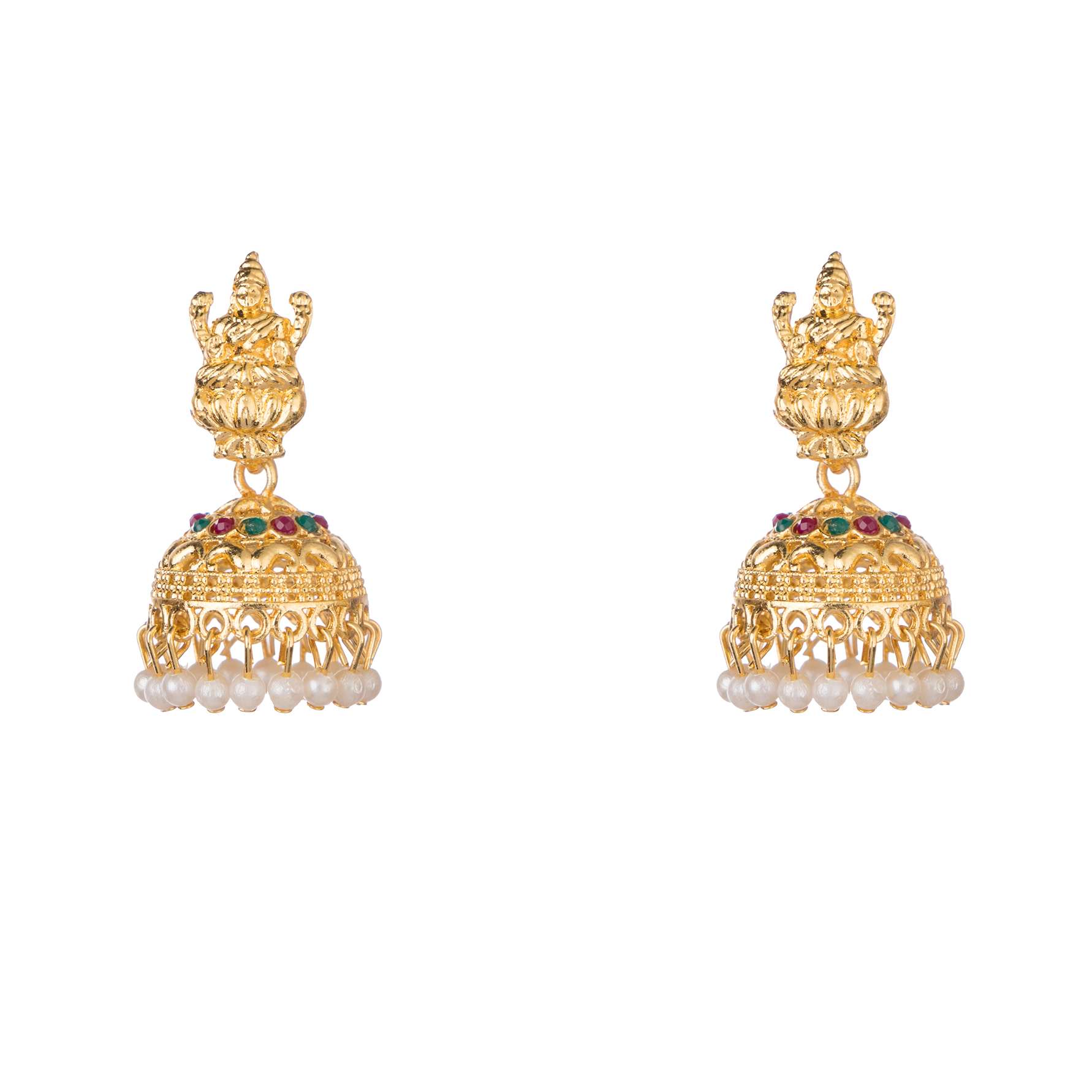 Devika Special South Temple Gold Plated Jewellery