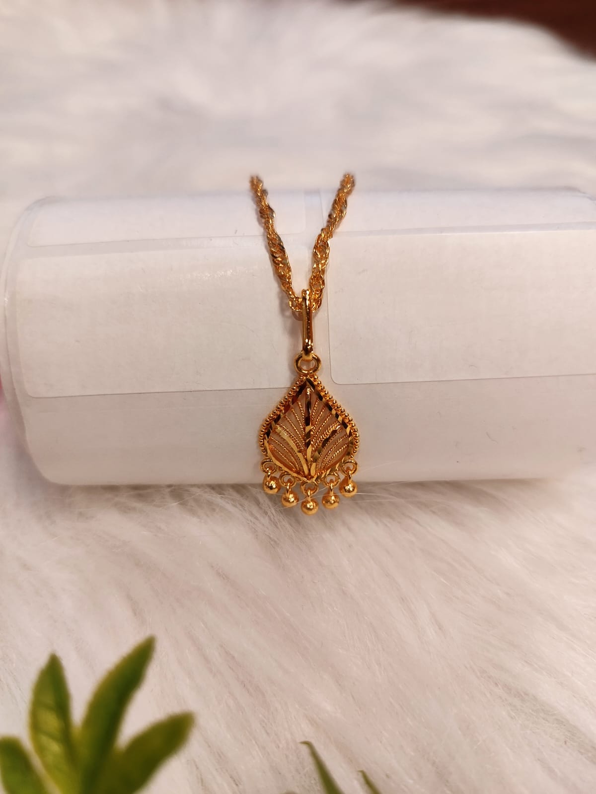 Gold Plated Chain and Locket Set