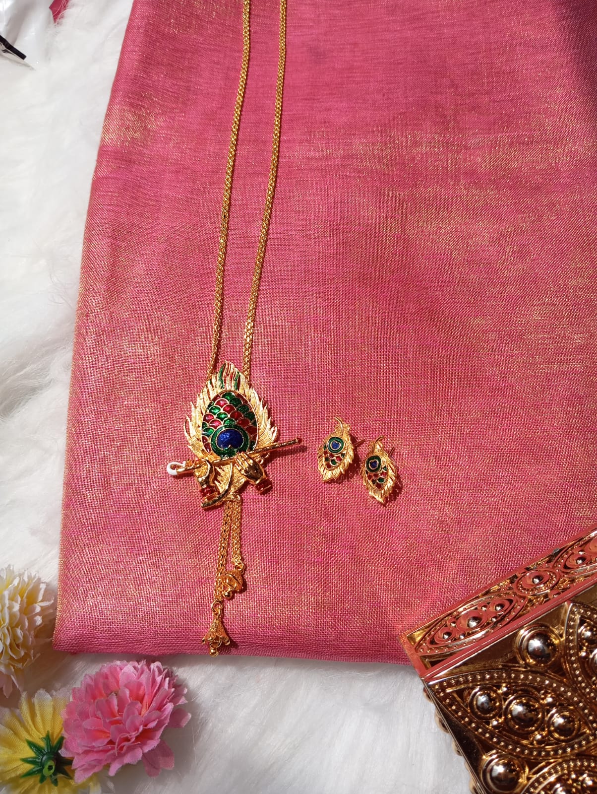 Bansuri  (Gold Plated Necklace Set)