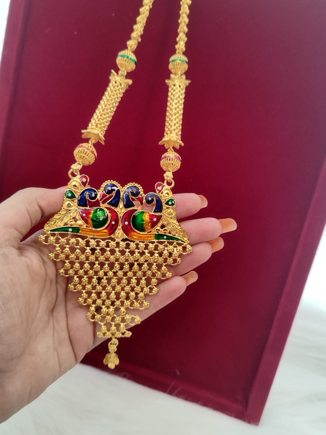 Big Day Things (Gold Plated Sita Har Bridal Necklace set)