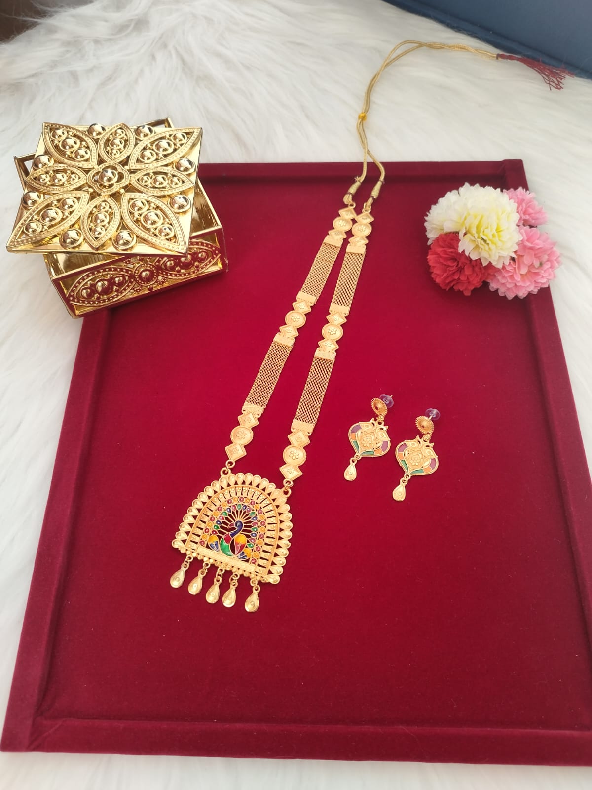 Gold Plated Sita Haar [ Long Chain]