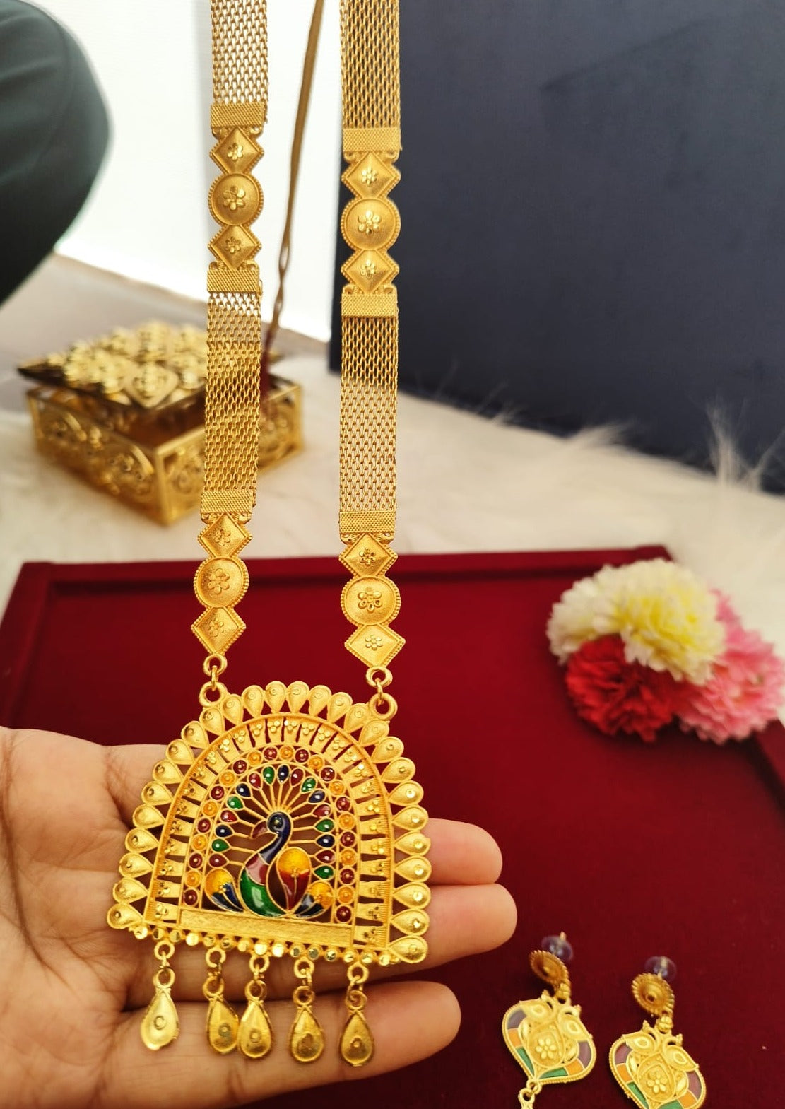 Gold Plated Sita Haar [ Long Chain]