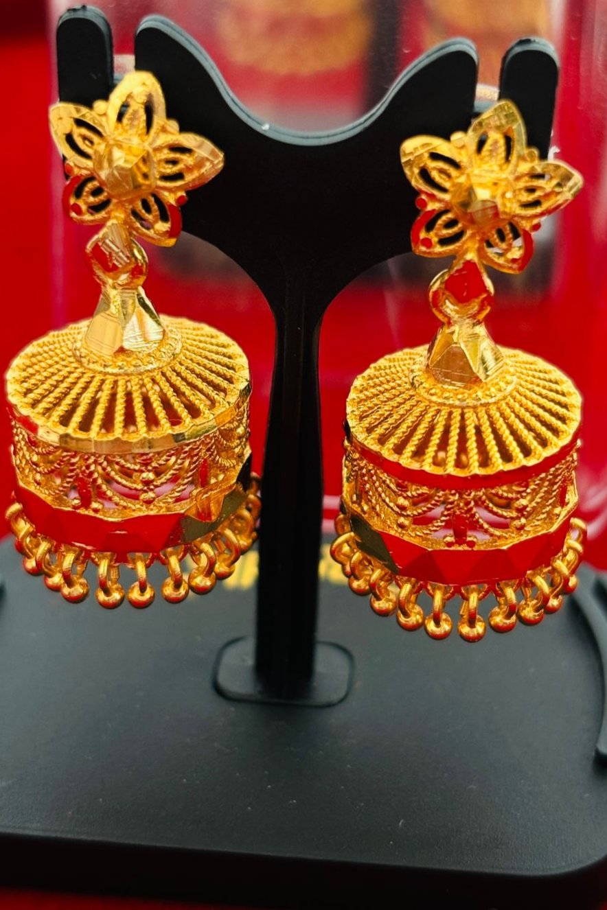 Oiti -The Gold Plated Earrings [ Jumkhas]