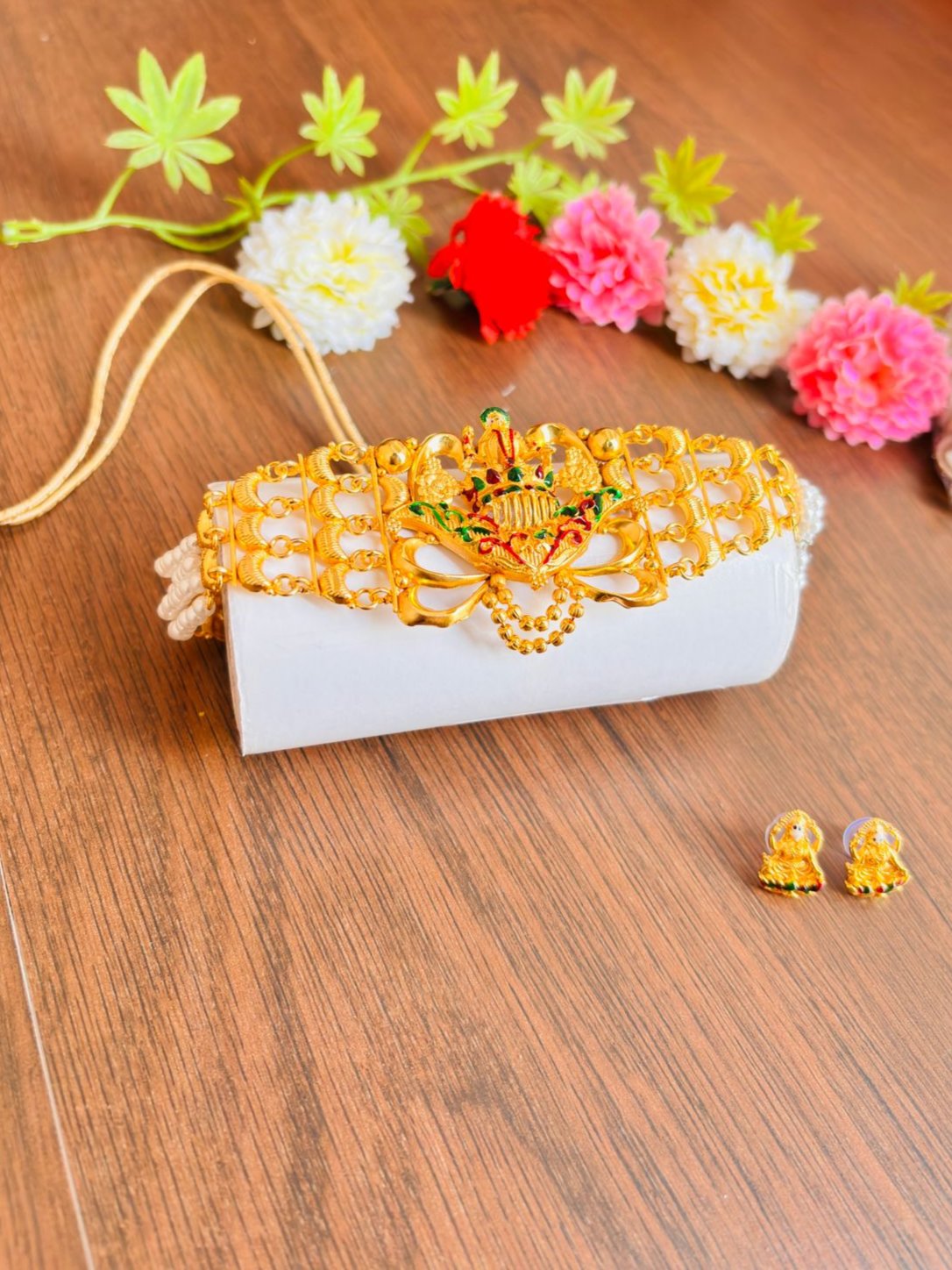 Prajapati - Gold Plated Jewellery Set