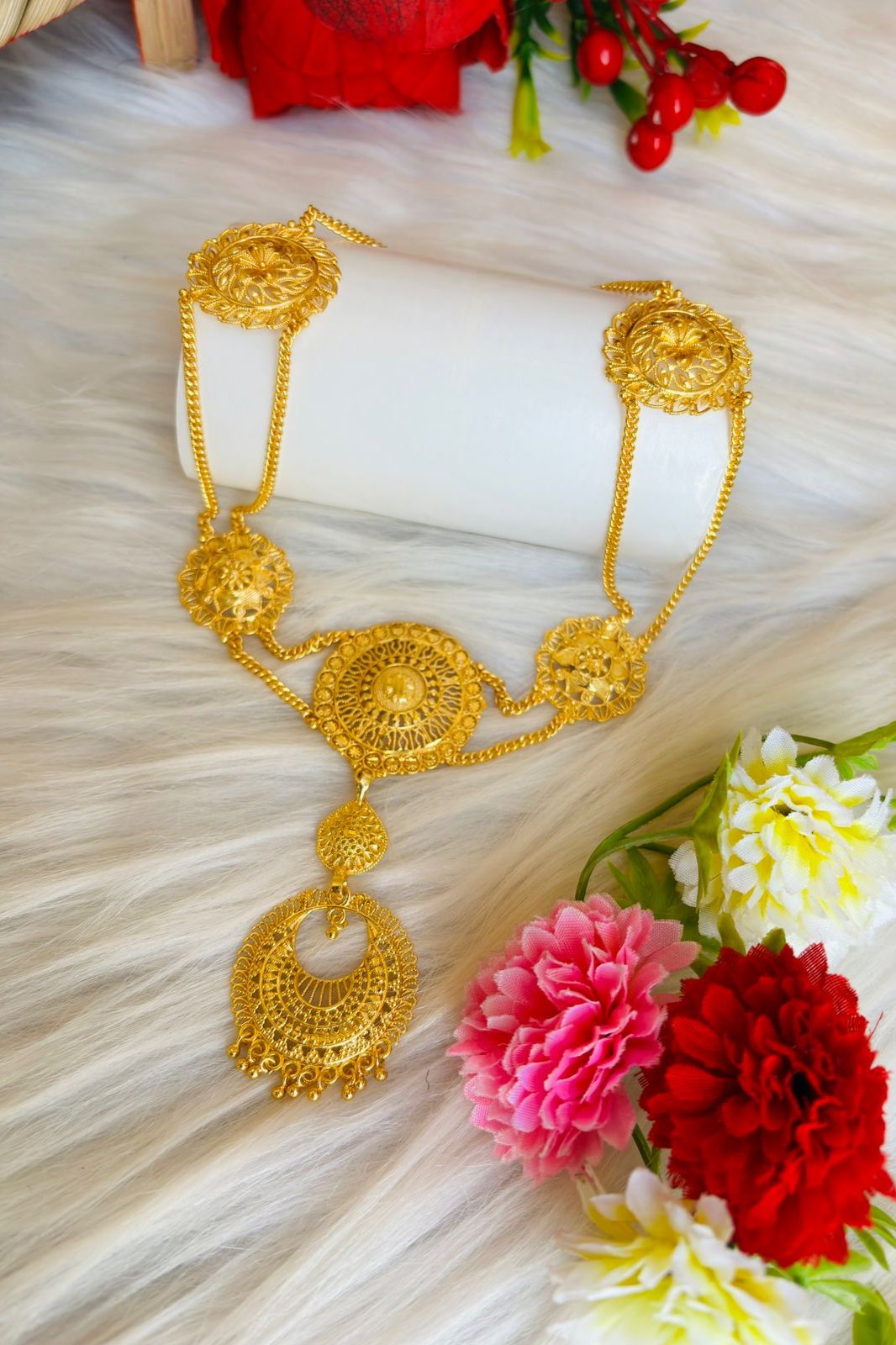 Sheeshphool - Gold Plated Matha Patti (Maang Tikka)