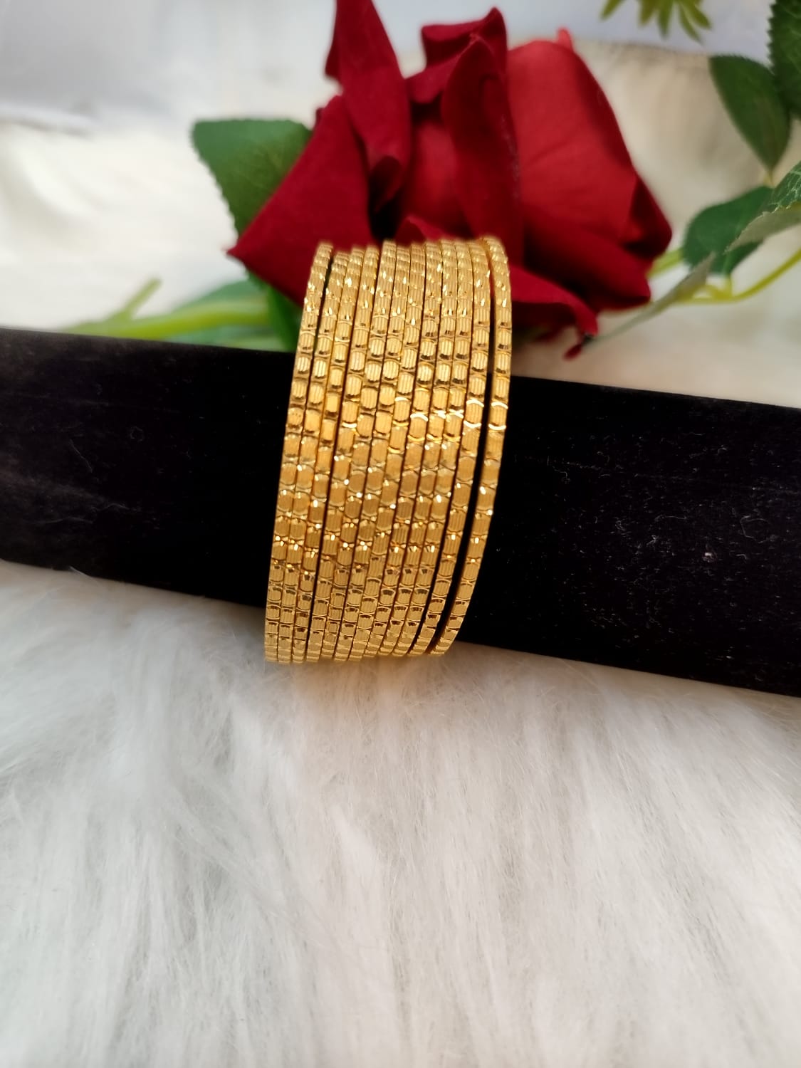 My Love(Thin Gold Plated Bangles set)