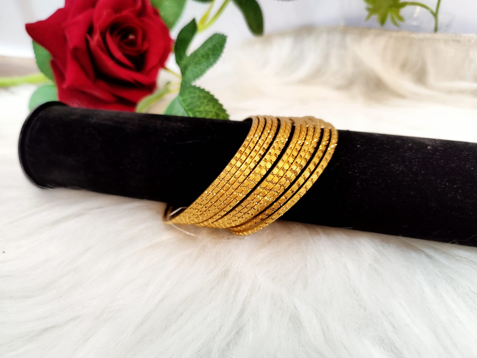 My Love(Thin Gold Plated Bangles set)