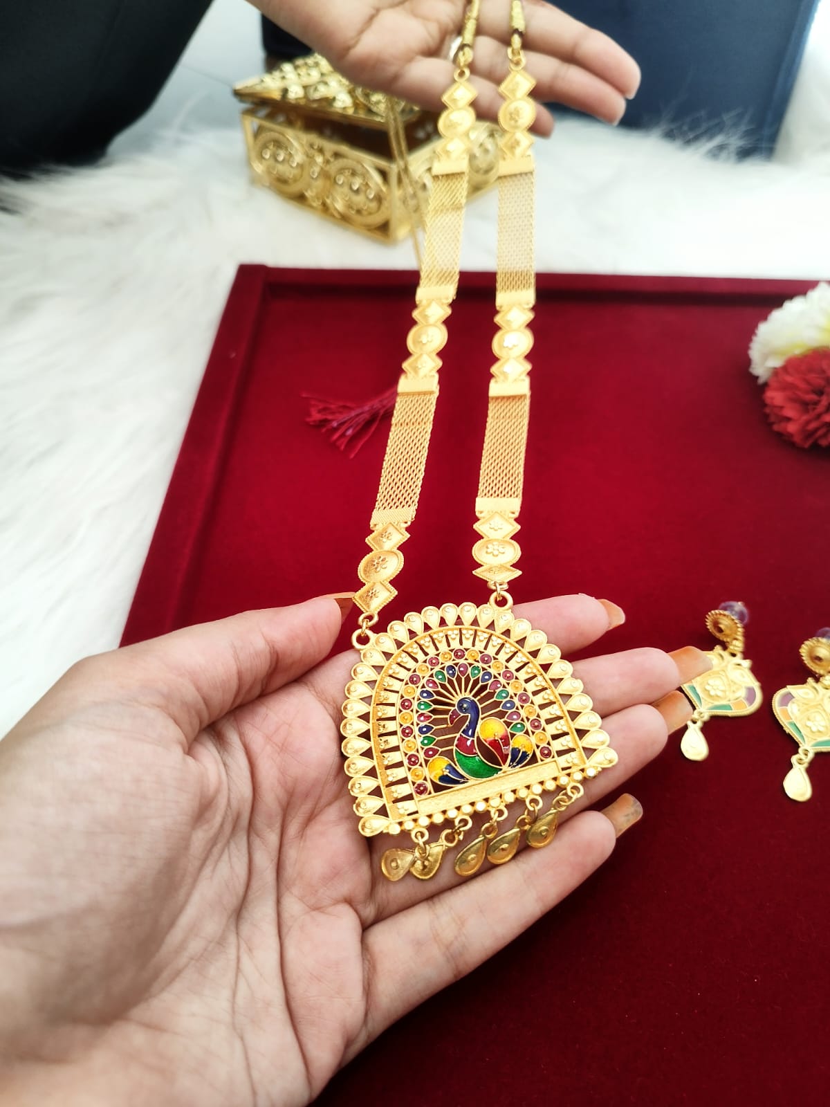 Gold Plated Sita Haar [ Long Chain]