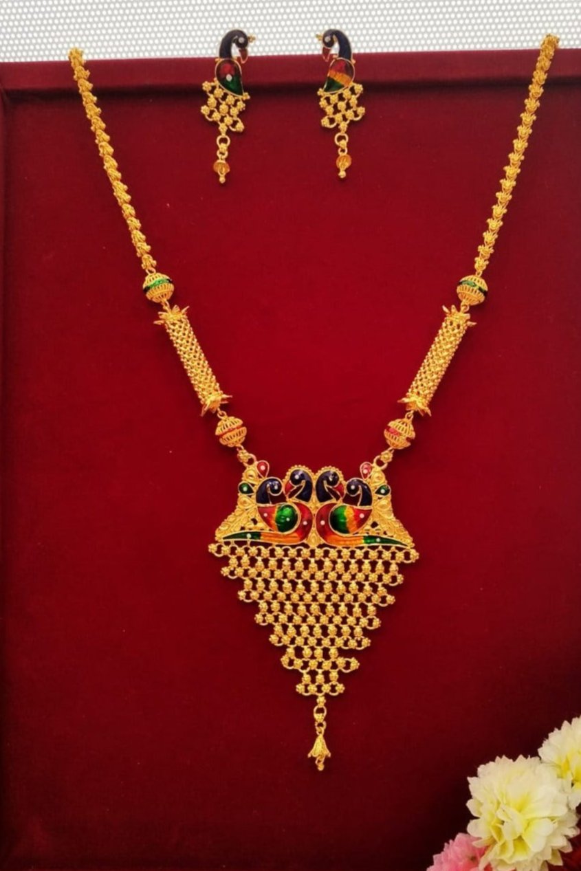 Big Day Things (Gold Plated Sita Har Bridal Necklace set)